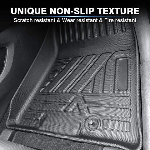 All Weather Custom Fit Floor Mats Compatible with 2013-2017 Honda Accord
