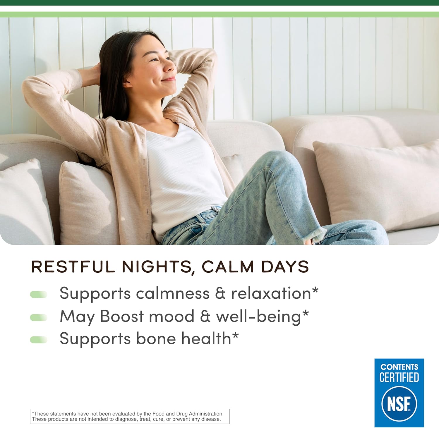 Magnesium Glycinate 400mg for Sleep, Relaxation, and Recovery, 180 Capsules