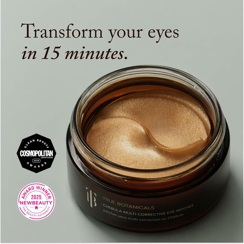 True Botanicals Chebula Multi-Corrective Eye Patches, Brightening, 25 Pairs