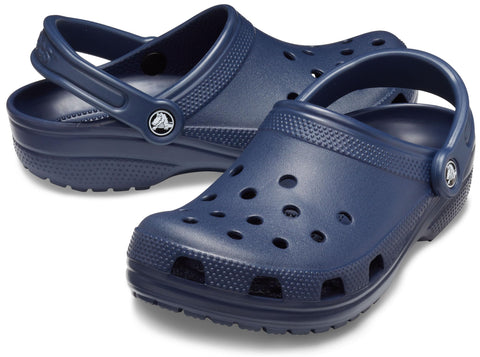 Crocs Unisex-Adult Classic Clogs (Best Sellers), Navy, 10 Women/8 Men