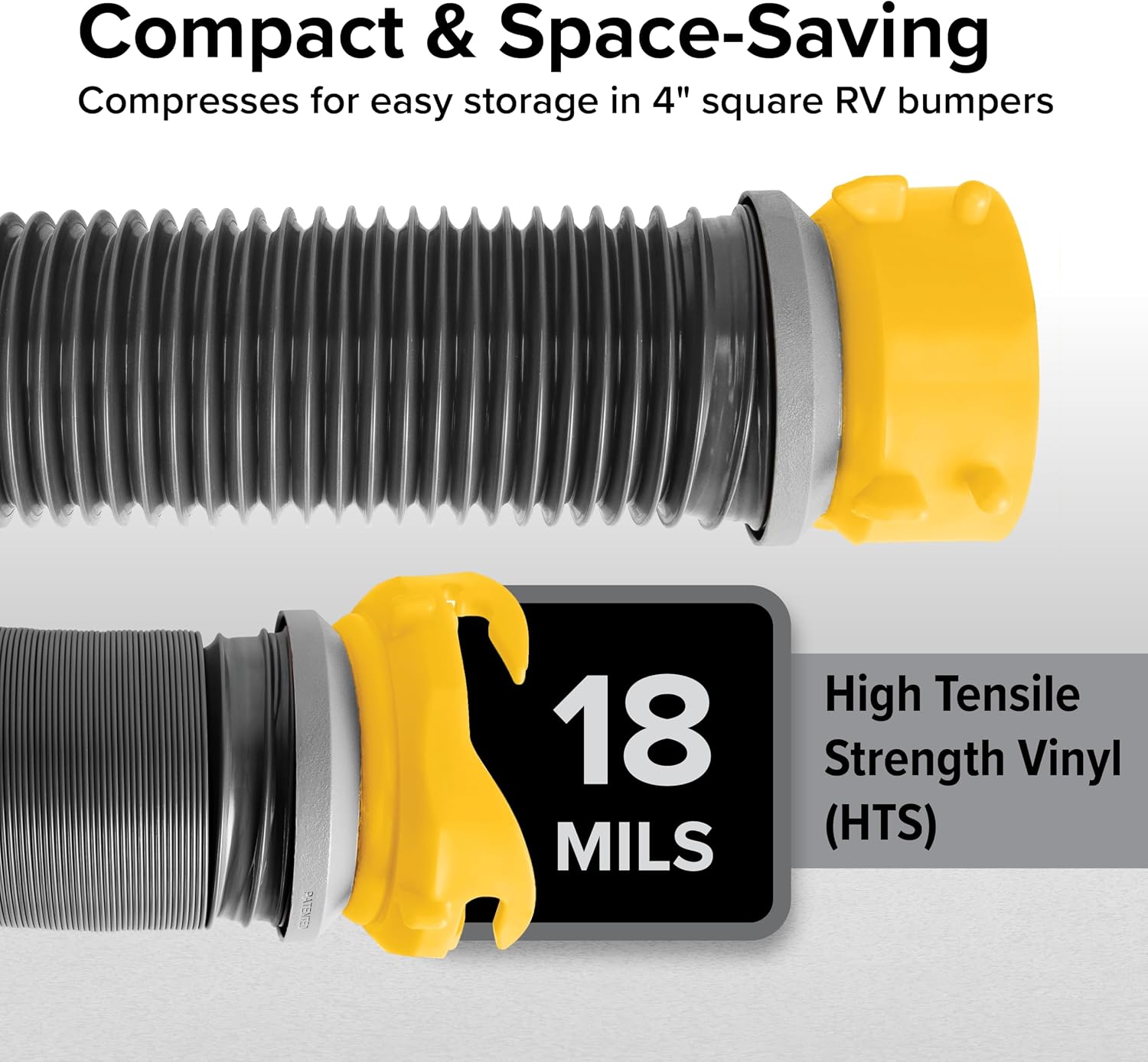 Camco Deluxe 10-Foot RV Sewer Hose Extension - Made in the USA