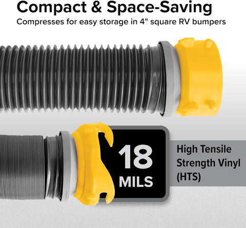 Camco Deluxe 10-Foot RV Sewer Hose Extension - Made in the USA
