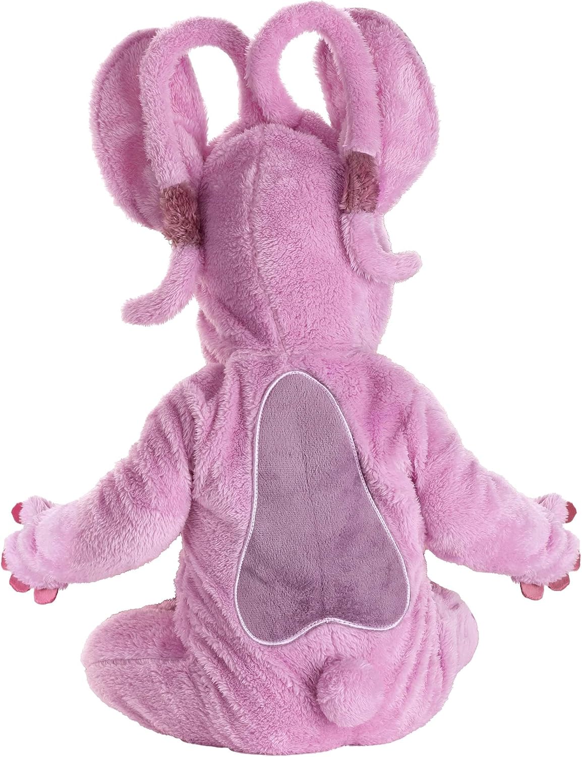 Disney's Lilo & Stitch Angel Costume For Infants | Officially Licensed Plush Pink Jumpsuit With Hood And Booties