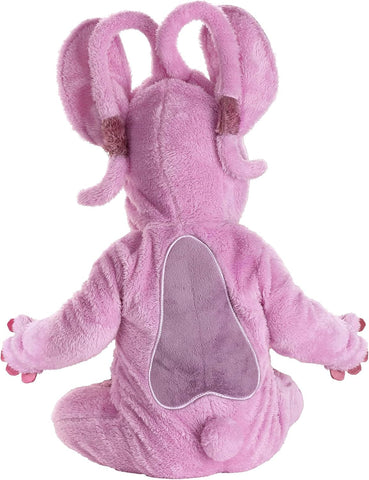 Disney's Lilo & Stitch Angel Costume For Infants | Officially Licensed Plush Pink Jumpsuit With Hood And Booties
