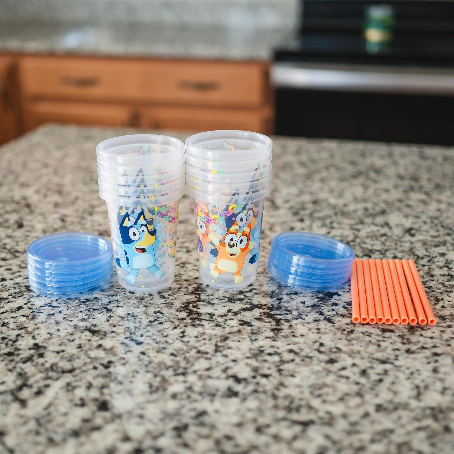 The First Years Take & Toss Bluey Sippy Cups - 10 Count