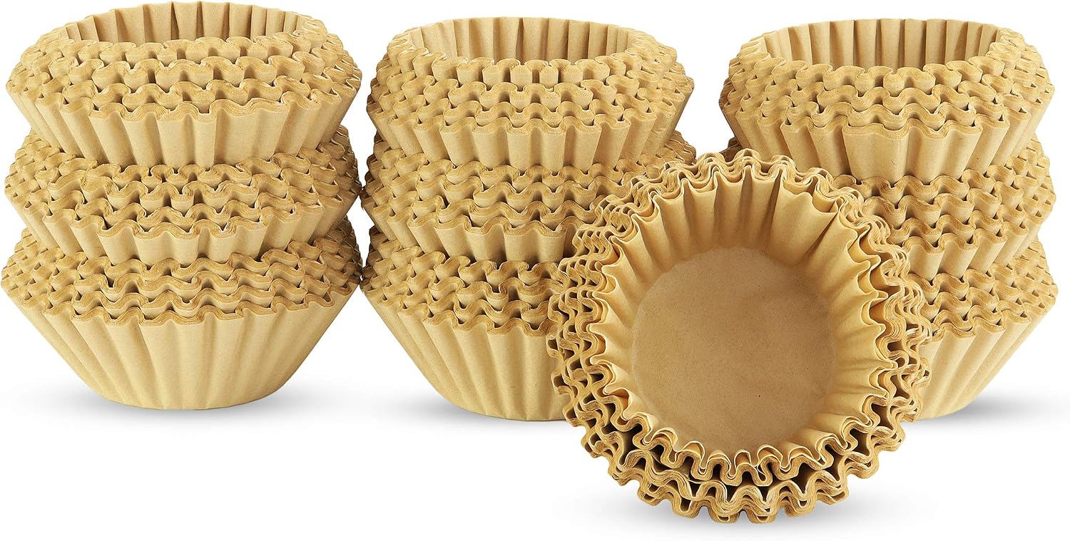 8-12 Cup Basket Coffee Filters (Natural Unbleached, 200)