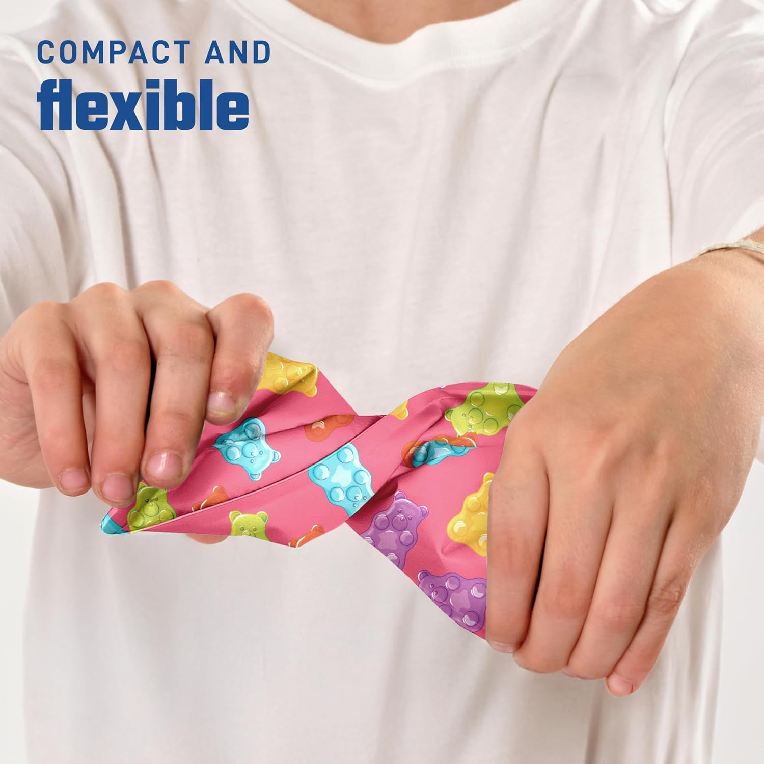 Fit & Fresh Cool Coolers Soft Ice Packs for Lunch Bags & Coolers, 2pk