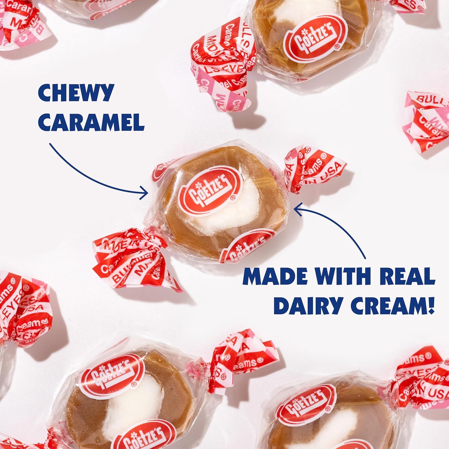 Goetze's Candy Classic Vanilla Caramel Creams, 2 lb Bag