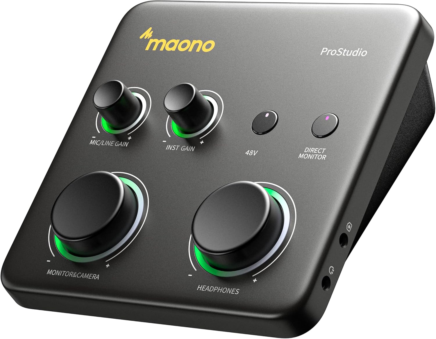 MAONO P1 USB Audio Interface with 70dB Gain for PC, Phone, iPad & Guitar