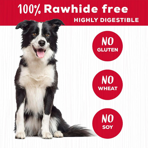 Country Kitchen Rawhide Free Beef Rings Dog Chews, 7 Count