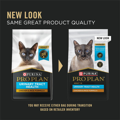 Purina Pro Plan Urinary Tract Cat Food, Chicken & Rice Formula, 22 lb Bag