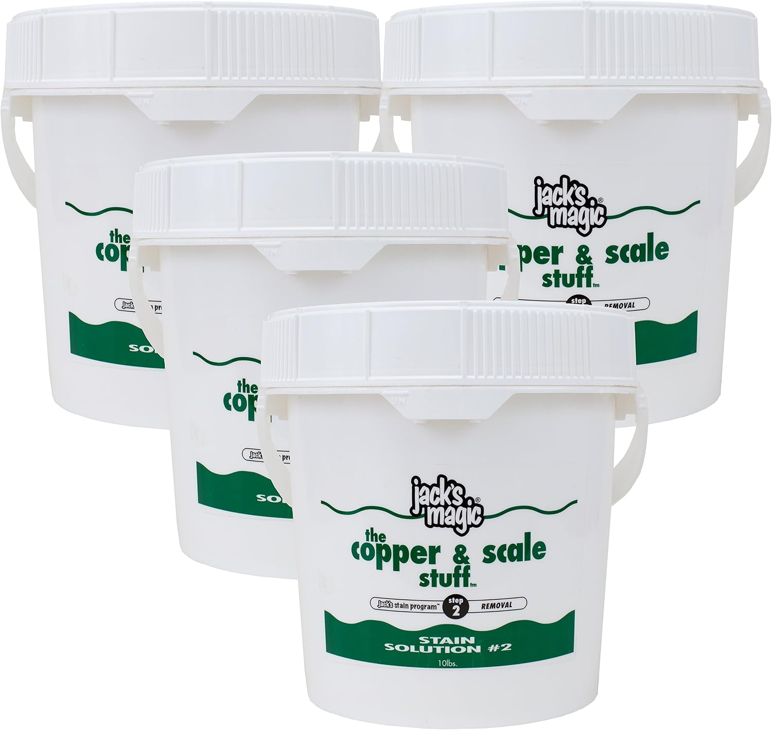 Jack's Magic JMCOPPER10 No.2 Copper and Scale Stuff Stain Solution, 10-Pound