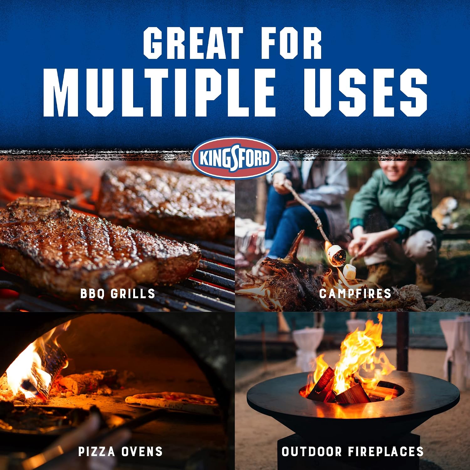 Kingsford Quick Light Fire Starter Rolls, 32 Count, 24-Pack