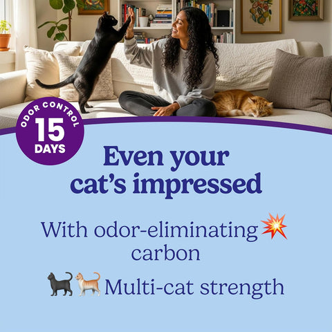 Fresh Step Odor Shield Multi Cat Clumping Cat Litter, 14 lb.