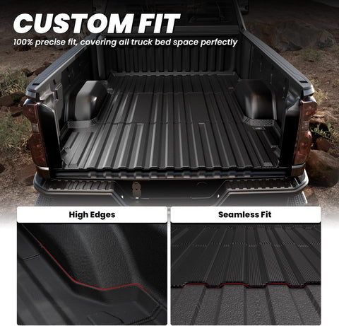LASFIT Truck Bed Mat for Chevy Silverado/GMC Sierra 2500HD 3500HD 2020-2026