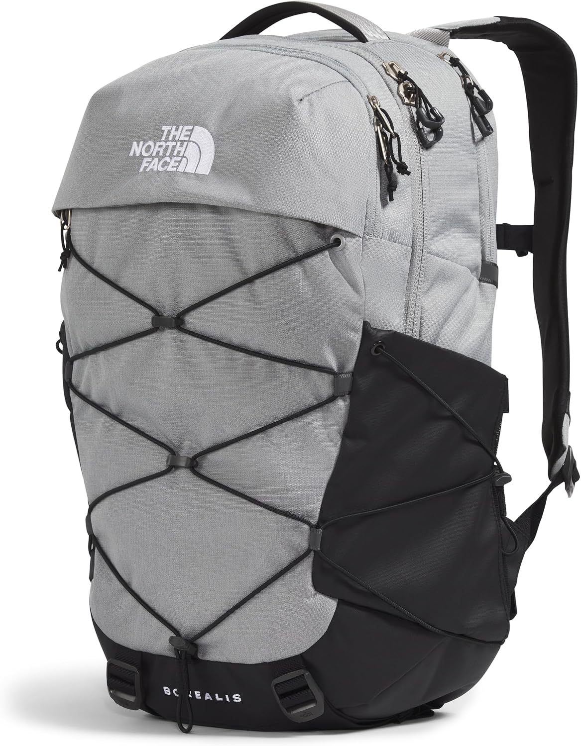 The North Face Borealis Laptop Pack, Meld Gy Dk Hth/TNF Blk-NPF, OSFA