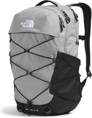 The North Face Borealis Laptop Pack, Meld Gy Dk Hth/TNF Blk-NPF, OSFA