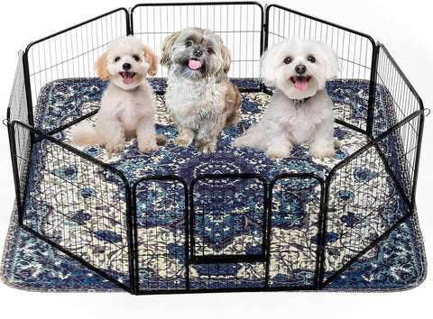 PUPIBOO Washable Pee Pads for Dogs & Cats 54x 54 Super Absorbent Reusable Puppy Training Pads - 100% Waterproof, Leak-Proof, Non-Slip Pet Pads for Housebreaking, Whelping & Indoor Floor Protection