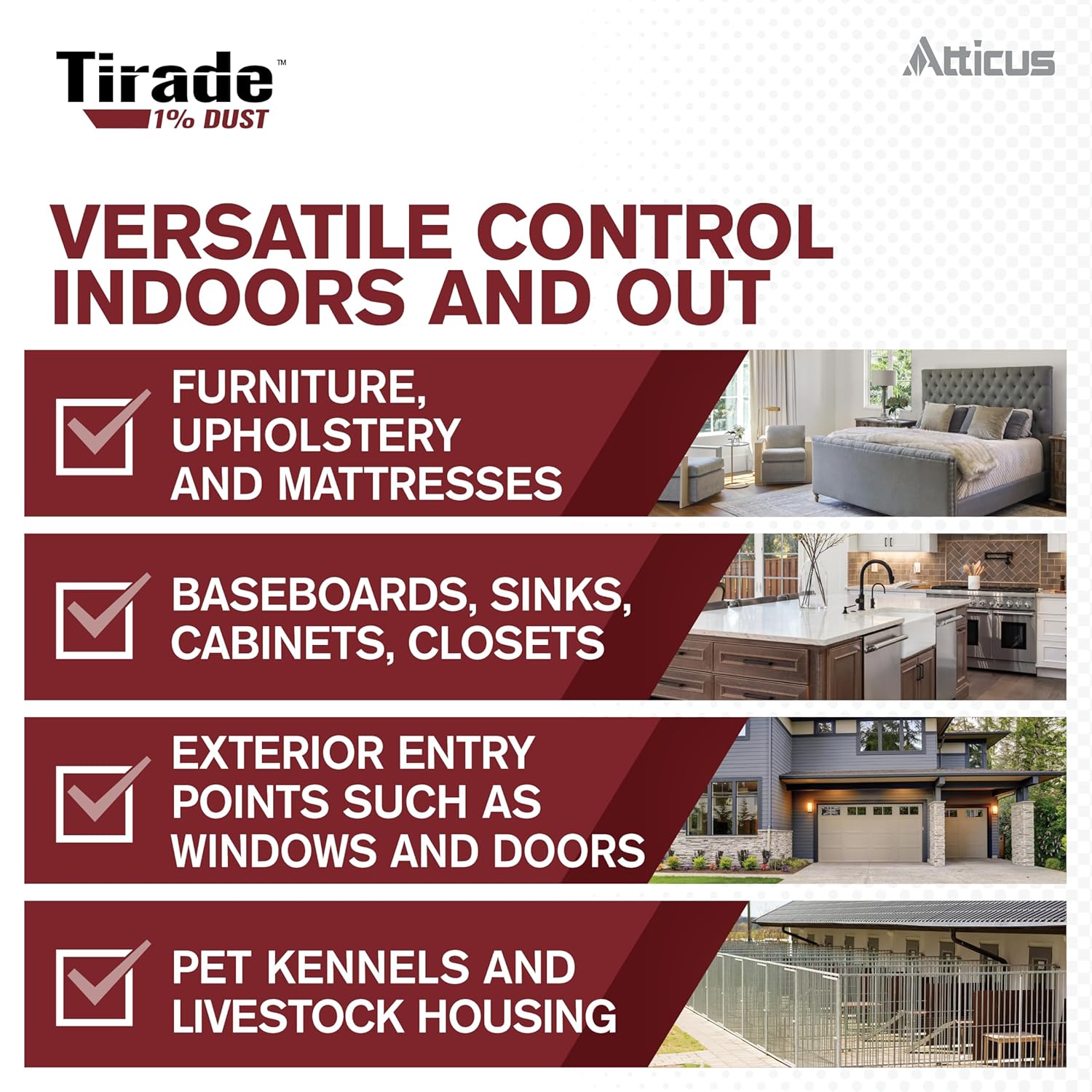 Atticus Tirade 1% Dust Insecticide (1.25lb) - Control Wasps, Bees, and More