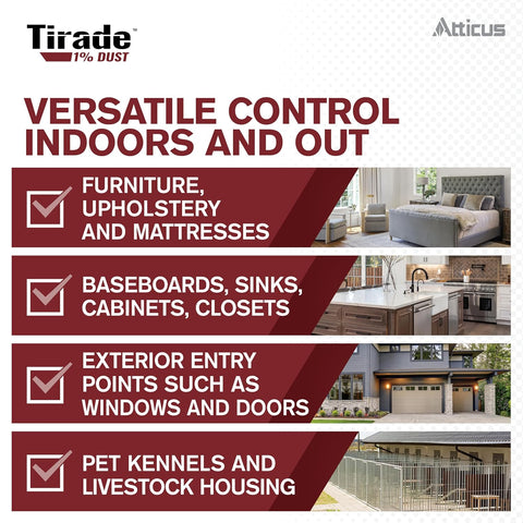 Atticus Tirade 1% Dust Insecticide (1.25lb) - Control Wasps, Bees, and More