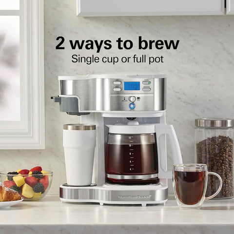 Hamilton Beach 2-Way Programmable Coffee Maker & Single Serve Coffee Maker