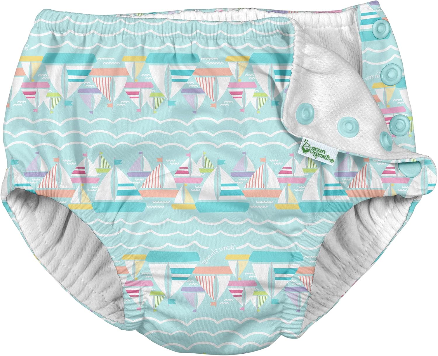 green sprouts Snap Reusable Absorbent Swimsuit Diaper