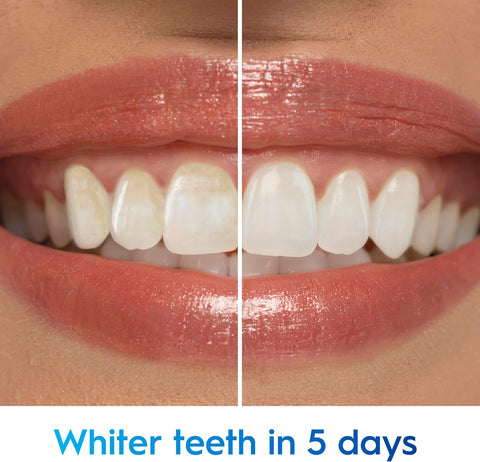 Crest 3D White Advanced, Teeth Whitening Toothpaste for Adults, 3.7 oz, 4 Pack, Cavity Protection Fluoride Toothpaste, Strengthens Enamel, Travel Size Toiletries
