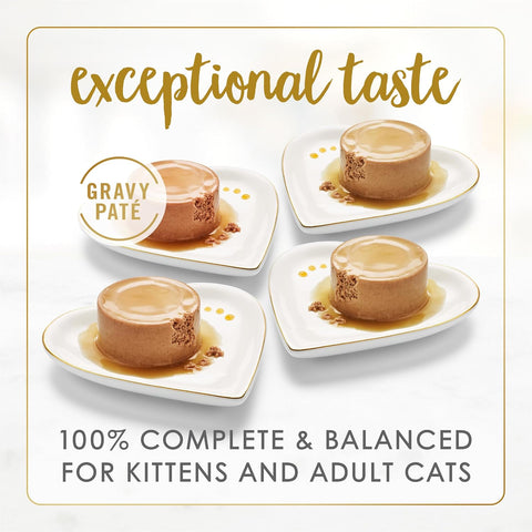 Purina Fancy Feast Gravy Lovers Wet Cat Food Variety Pack, 4.5 lb, 24 Pack