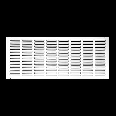 Fits 32x12 Duct Opening | Steel Return Air Grille by Handua | Vent Cover Grill for Sidewall and Ceiling | White | HVAC Cold Air Intake Grille | Outer Dimensions: 33.75"W X 13.75"H