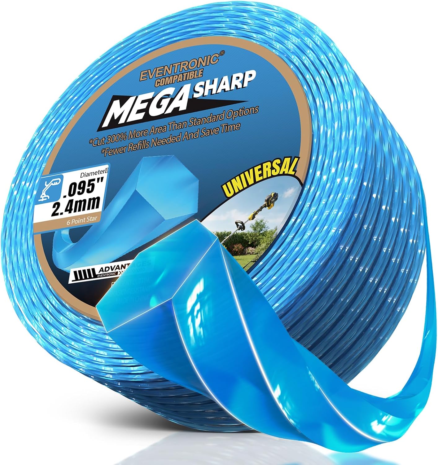 095 Trimmer Line 150FT Hexagonal Weed Eater String