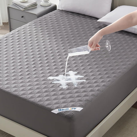 BEDLORE Waterproof Full Size Mattress Protector, Deep Pocket Fit, Washable