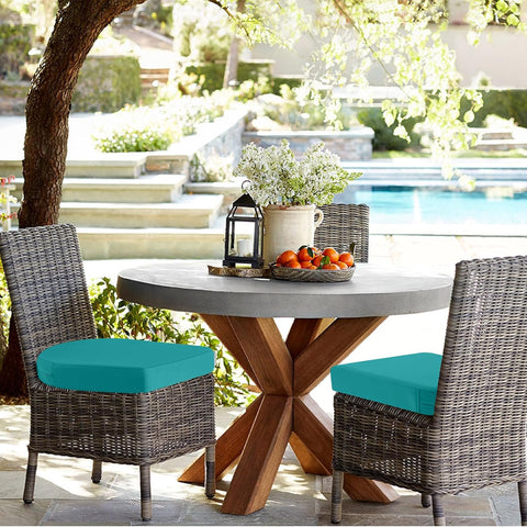 idee-home Outdoor Chair Cushions Set of 4, 19 x 19 Outdoor Seat Cushions