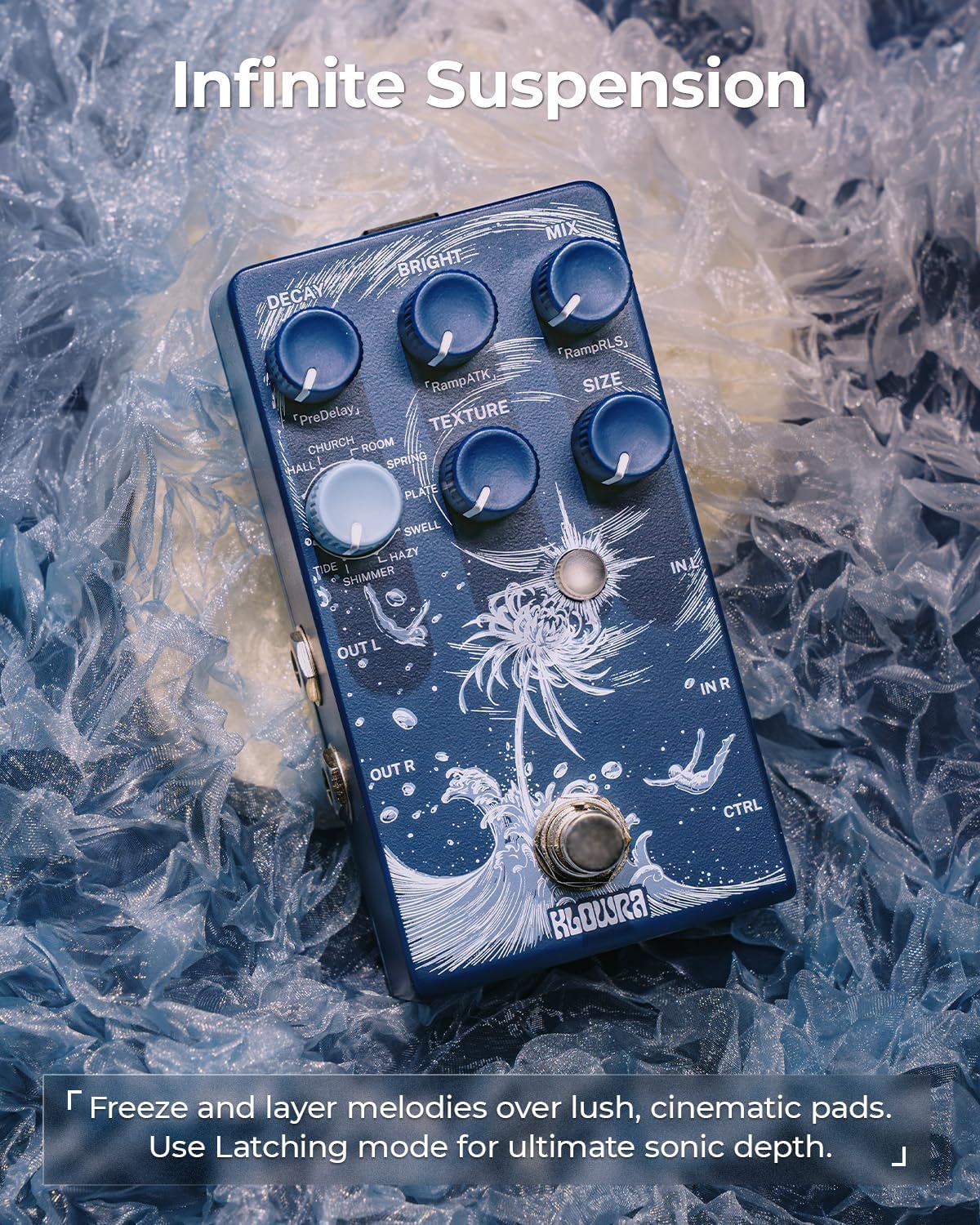 Limbo Reverb Guitar Effects Pedal