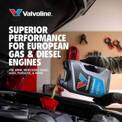Valvoline European Vehicle Full Synthetic SAE 5W-40 Motor Oil 5 QT