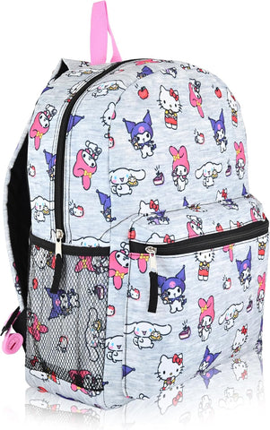 Sanrio Hello Kitty Backpack for Girls, Boys, Adults, Toddler Backpack | Hello Kitty and Friends Backpack for School | 16" Small Kids Bookbag Knapsack for Girls, Boys | Hello Kitty Bag Cute Backpack