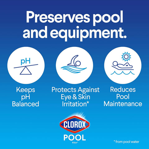 Clorox® Pool&Spa™ Swimming Pool Alkalinity Increaser, Keeps pH Balanced, 5LB (Pack of 1)