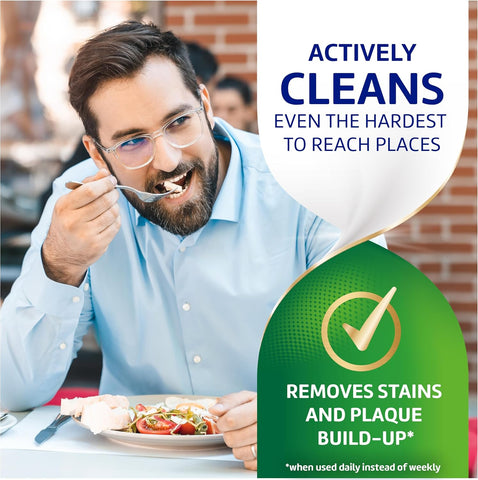 Polident 3 Minute Antibacterial Retainer Cleaner Tablets, 90 Count (2 Pack)