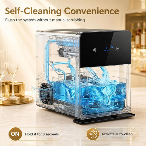 ARLIME Countertop Sphere Ice Maker Machine, 2" Ice Ball Maker