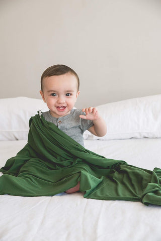 Copper Pearl Swaddle Blankets for Newborns | Soft Stretchy Receiving Blankets for Boys and Girls | Large 46 x 46 Inch Baby Blankets | Lightweight and Breathable Swaddles | Alder