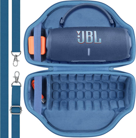 co2CREA Case for JBL Charge 6 Portable Bluetooth Speaker, Blue