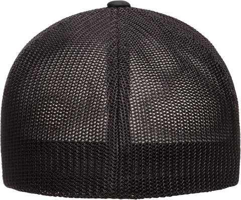 Flexfit 6511 Fitted Mid-Profile Stretchable Mesh Panels Trucker Cap