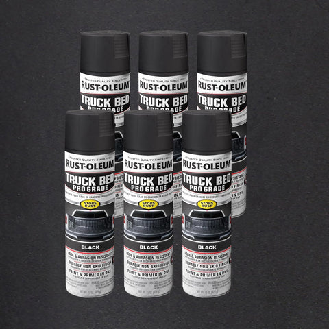 Rust-Oleum Automotive Pro Grade Truck Bed Coating Spray, Black