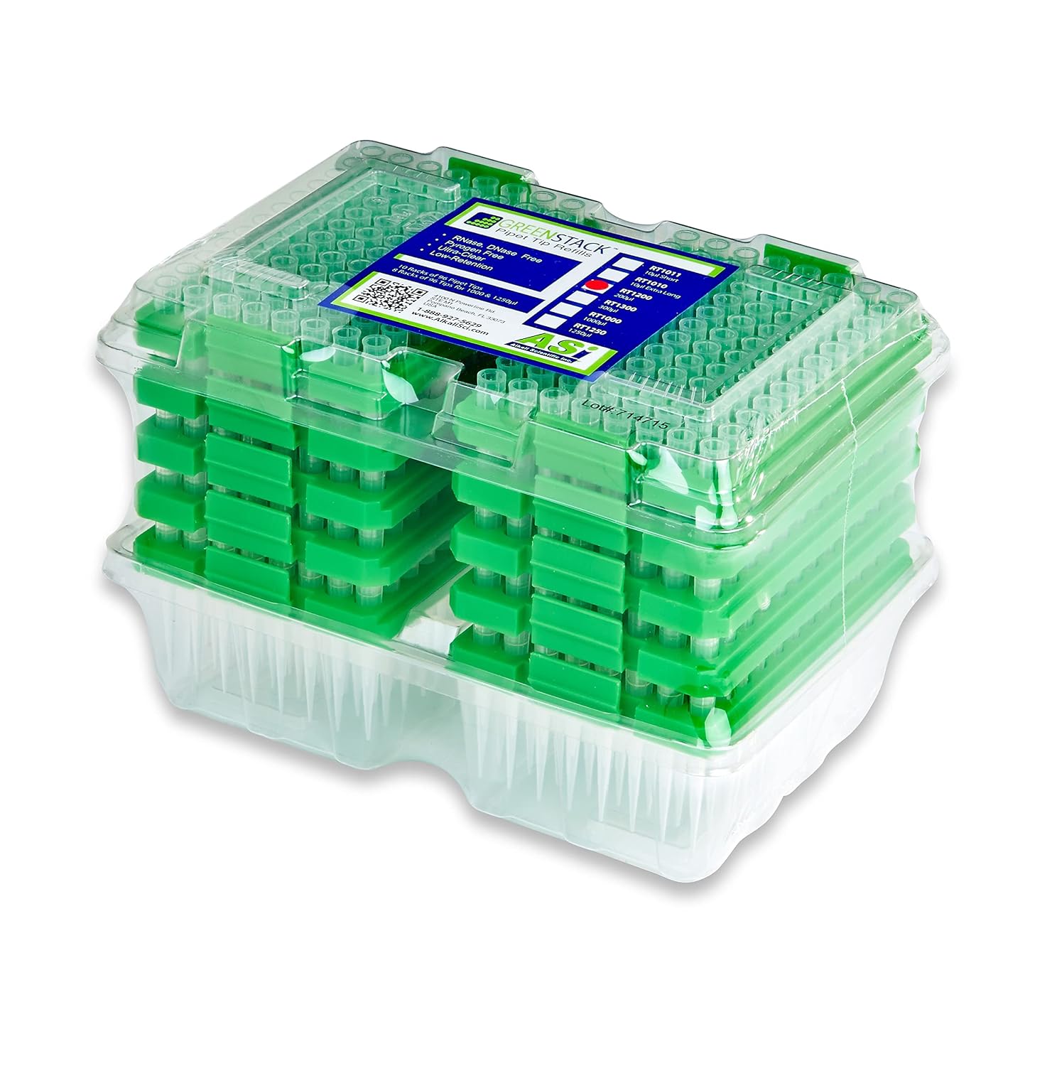 Universal Pipette Tips, TruPoint™ (960, 300ul, Sterile, Racked)