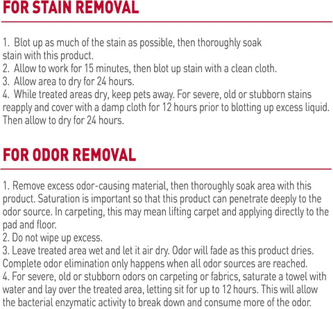 Nature’s Miracle Dog Stain & Odor Remover, Enzymatic Cleaner, 32 oz