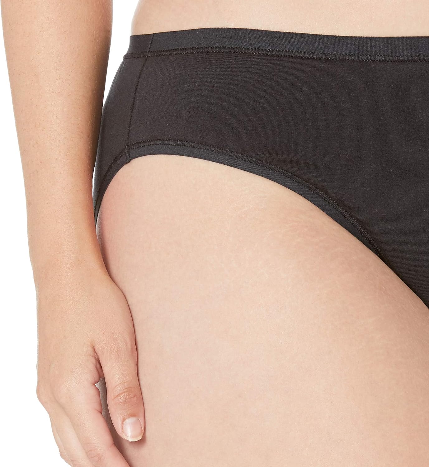 Amazon Essentials Women's Cotton Spandex Bikini Brief Underwear (Available in Plus Size)