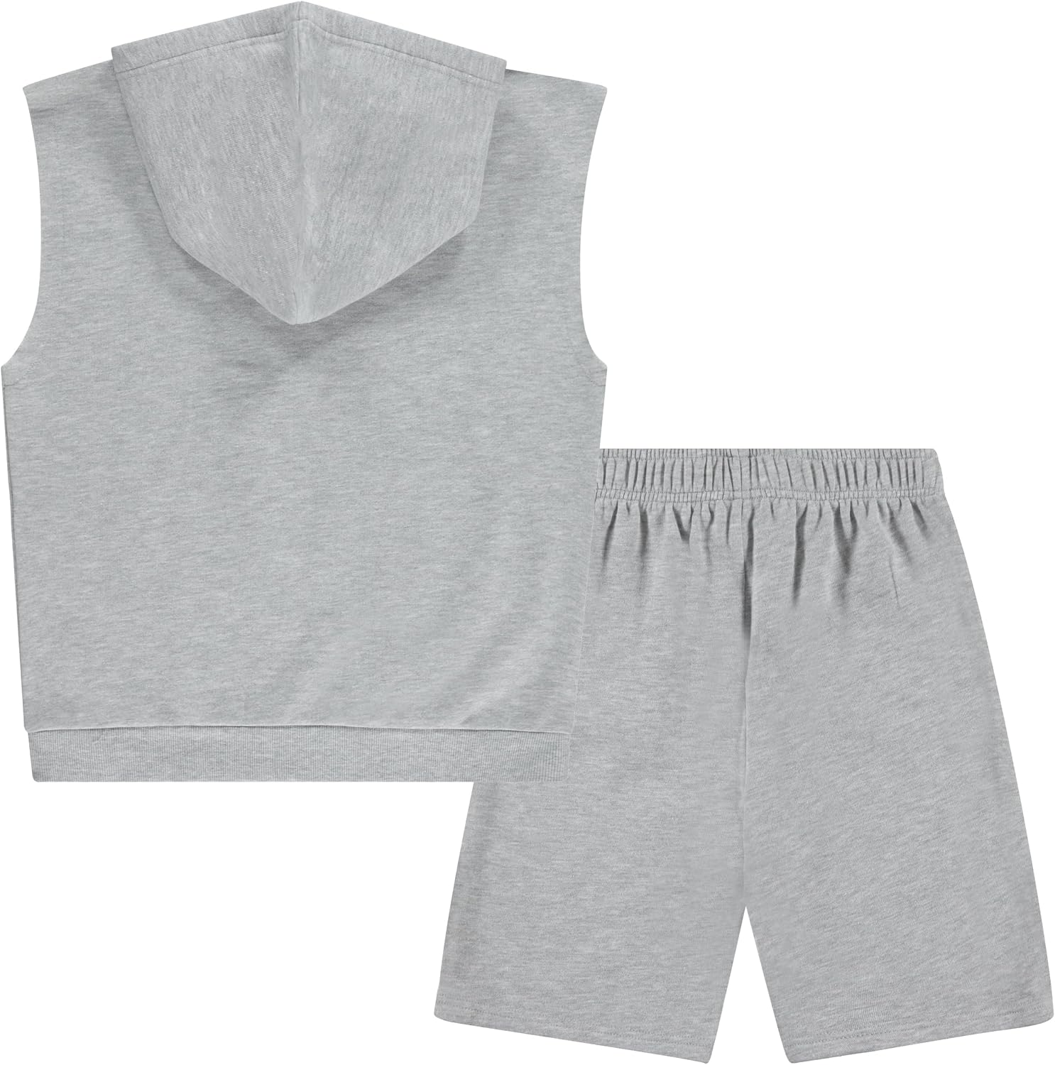 Pokemon Boys Pikachu Fleece Hooded Muscle Tank and Sweat Shorts Set 4-20