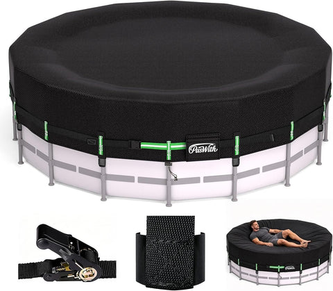 16FT Winter Pool Covers for Above Ground Pools 150MPH Windproof