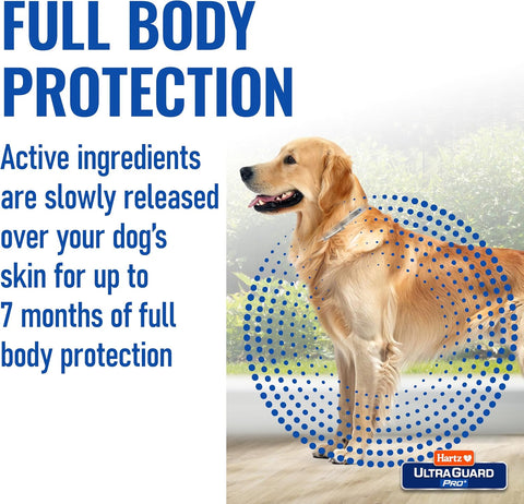 Hartz UltraGuard Pro Reflective Flea & Tick Collar for Dogs and Puppies, 7 Month Flea and Tick Prevention Per Collar, 1 Count