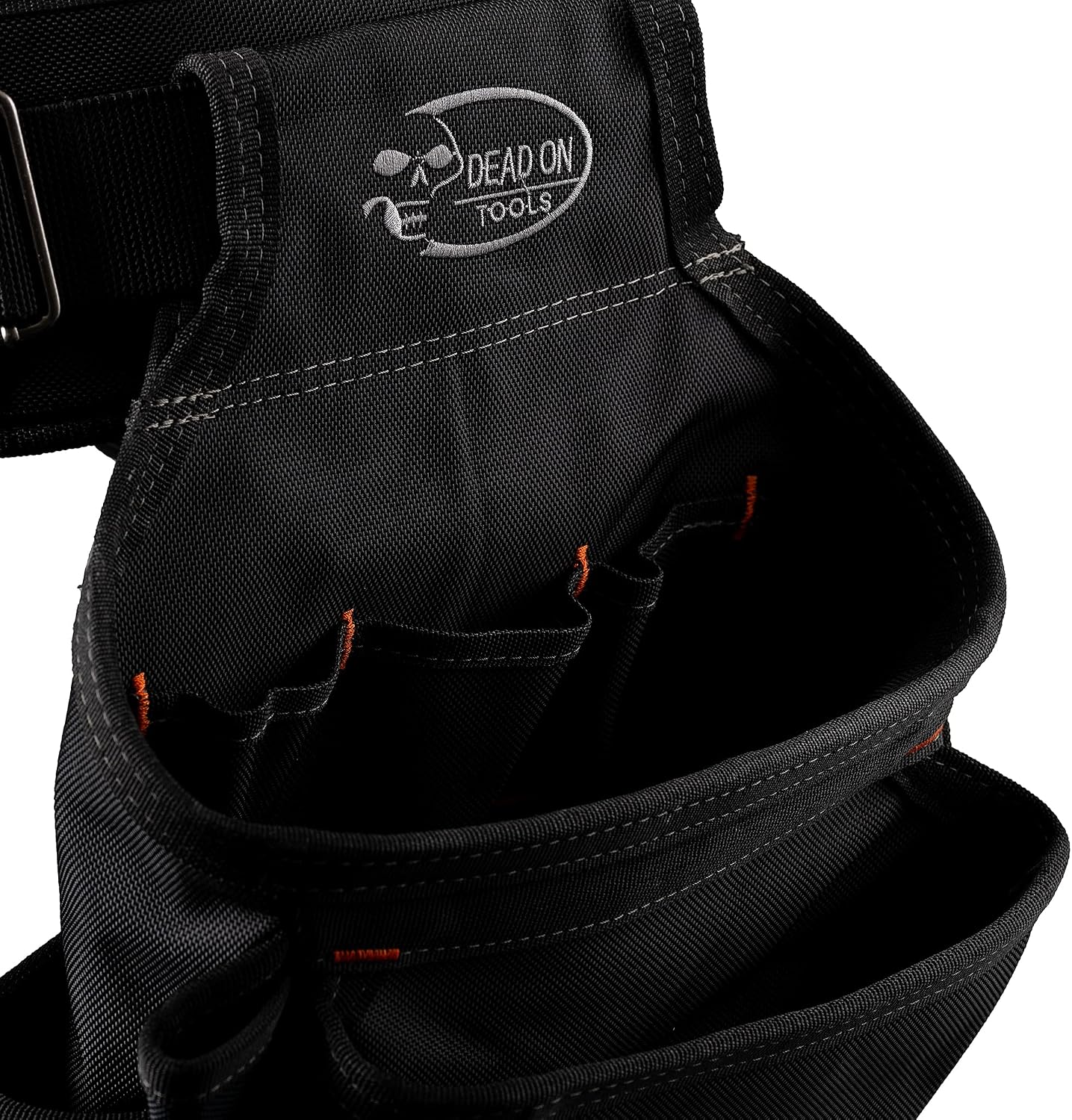 Dead On Tools - 1680 Denier Poly Carpenter’s Tool Belt with Suspenders (HDP400945) , Black