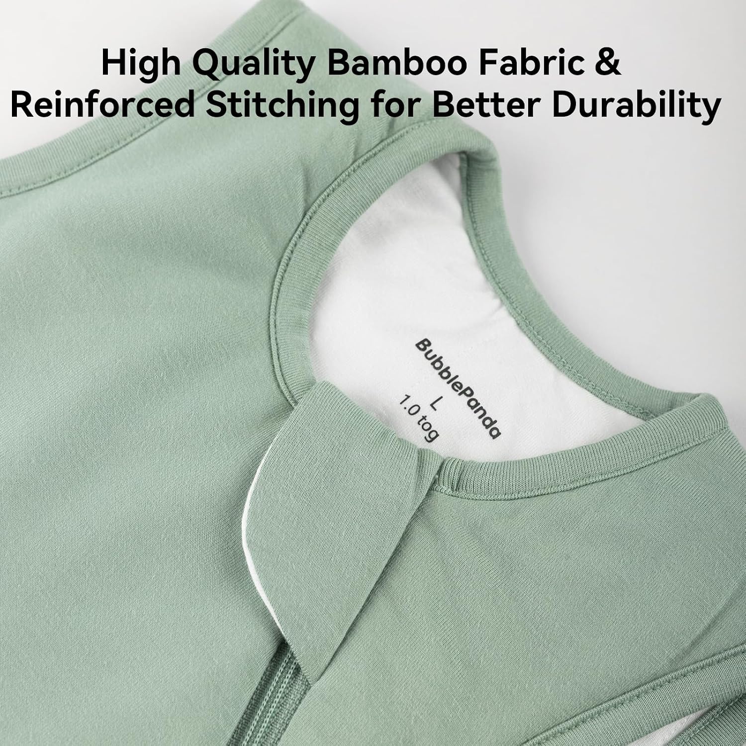 BubblePanda Rayon Made from Bamboo Sleep Sack 0-6 Months 1.0 Tog Newborn